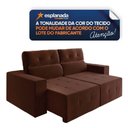 Ver imagem 5 de Sofá Retrátil e Reclinável 2m 3 Lugares Fênix Veludo Mamflex