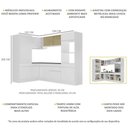 Ver imagem 5 de Armário De Cozinha Completa De Canto Branco