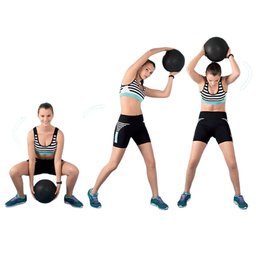 Slam Ball Bonafit As1241c 4kg Preta - 3