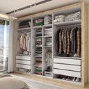 Ver imagem 3 de Guarda-roupa Casal Severo 6 Portas 6 Gavetas com Espelho - Panorama Móveis