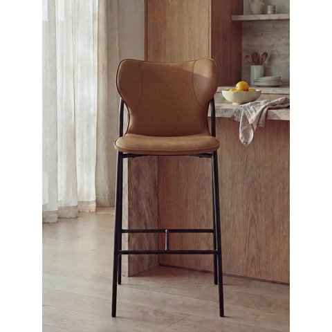 Banqueta Donatella PU:Caramelo