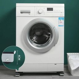 Kit 2 Suportes para Mover máquina de lavar geladeira móveis - 3