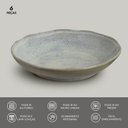 Ver imagem 3 de CONJUNTO C/ 6 PRATOS FUNDO BIO GREEN GRANITE Ø 22,5cm