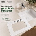 Ver imagem 7 de Cuba de Embutir Retangular Verticyl Porcelana Vitrificada Brilhoso Branca Kohler Brasil 33cm