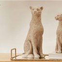 Ver imagem 2 de Escultura Leopardo em Polirresina 25cm Mart