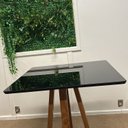 Ver mais imagens de Conjunto Sala de Jantar Mesa 4 Cadeiras Madeira Maciça MDF e Vidro Livia Preto