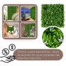 Jardim Vertical Artificial Luxo 4,5m² Painéis com Alta Cobertura e Proteção Uv para Ambientes - 4