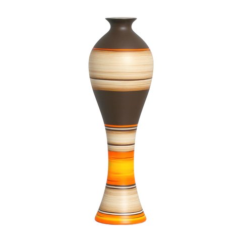 Vaso de Chão Grande Decoração em Cerâmica Califórnia New Sunset 61x20x20