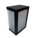 Ver imagem 1 de Arandela Alumínio 3 Vidro Externa Piscina Parede Jardim E27 - 6214:Preto