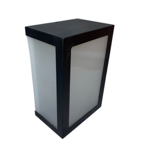 Arandela Alumínio 3 Vidro Externa Piscina Parede Jardim E27 - 6214:preto