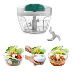 Mini Processador Manual de Alimentos a Corda 3 Laminas - 4