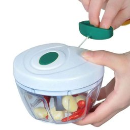 Mini Processador Manual de Alimentos a Corda 3 Laminas - 5