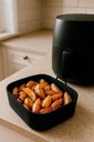 Ver imagem 6 de Forma de Silicone Retangular para Airfryer 21 cm Preto Mor