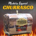 Ver imagem 3 de Madeira Lenha Torrada Natural sem Fumaça 7kg