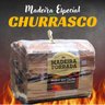 Madeira Lenha Torrada Natural sem Fumaça 7kg - 3