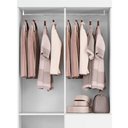 Ver imagem 4 de Guarda Roupa Solteiro 100cm 4 Portas Raely Branco A15 - Mpozenato