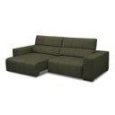 Ver imagem 2 de Sofá Decorativo Barbosa 3 Lugares Sala de Estar 250cm Reclinável e Retrátil Couro Fendi G88 - Gran B