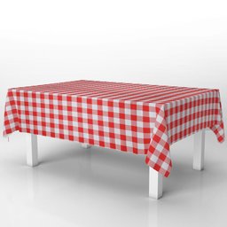 Toalha de Mesa Térmica Pvc Xadrez Jantar Cozinha 1,40 X 2,20 Id Decor Xadrez Vermelho - 1