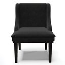 Ver imagem 4 de Kit 6 Cadeiras Estofadas Para Sala De Jantar Base Fixa De Madeira Preto Lia Suede Preto - Ibiza