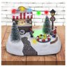 Decoração Cenário Natalino Musical Parque de Diversão Iluminado 18,5cm - 1