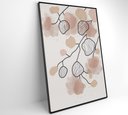 Ver imagem 4 de Quadro Abstrato Folhas 3 - 120x80 Cm - Tecido Canvas
