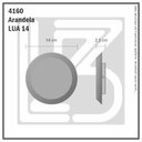 Ver imagem 7 de Arandela Parede Lua 14cm Led 5w - Preta - Branco Quente