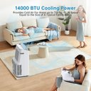 Ver imagem 4 de Takywep Ar Condicionado Portátil 14,000 Btu com Controle Remoto e Kit de Instalação
