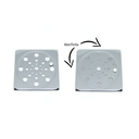 Ver imagem 4 de Tampa P/ Ralo Grelha Quadrado 10cm Inox Função Abre/ Fecha