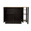 Ver imagem 3 de Bancada Ilha de Cozinha com 2 Portas 2 Prateleiras 125cm Ditália