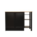 Ver imagem 5 de Bancada Ilha de Cozinha com 2 Portas 2 Prateleiras 125cm Ditália