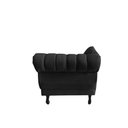 Ver imagem 7 de Recamier Decorativo Divã Amsterdã 147cm Lado Esquerdo Couro Preto