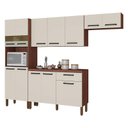 Ver imagem 2 de Kit Cozinha Ambiente Versalhes 4 Peças Nogueira Off White - Kits Paraná