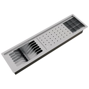 CALHA UMIDA KITCHEN ESCORREDOR COM ACESSORIOS 73,5X19,6 CU1444 CALHA UMIDA