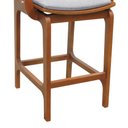 Ver imagem 7 de Banqueta Alta Bistrô Gus C/ Braços - Amêndoa - Estofado Linho Cinza Mescla Impermeável