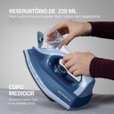Ver imagem 5 de Ferro a Vapor Seco Mondial Fvn-02-Bl Base Cerâmica Azul 1800W 220V
