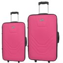Ver imagem 2 de KIT CONJUNTO 2 MALAS VIAGEM VILLAGE ANAC - MÉDIA E GRANDE Swiss Fúcsia