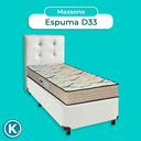 Ver imagem 4 de Kit Cama Box + Cabeceira + Colchão Solteiro D33 - Maxsono - Paropas