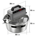 Ver imagem 2 de Panela Mexedora de Doces Automático de Indução Elétrica 10 Litros Saro PA10PI Inox Bivolt
