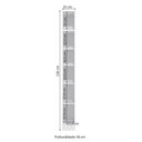 Ver imagem 2 de Guarda Roupa sem Portas Closet Modulado 25cm Linha Modulado Adapt Arm25amdp Kappesberg- Branco