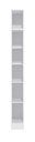 Ver imagem 4 de Guarda Roupa sem Portas Closet Modulado 25cm Linha Modulado Adapt Arm25amdp Kappesberg- Branco