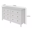 Ver imagem 2 de Comoda Horizontal Maggiore C/06 Gav New - Branco - Lopas