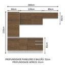 Ver imagem 6 de Cozinha Acordes Glamy Rustic MDF Madesa