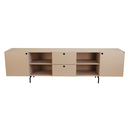 Ver imagem 1 de Rack Tube 2 Portas 2 Gavetas 2 Nichos 220x62x42 Sal Rosa - Mdf Arauco