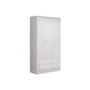 Ver imagem 4 de Guarda-roupa Infantil 3 Portas 2 Gavetas Doce Sonho Qmovi