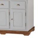Ver imagem 5 de Cristaleira Arca e Oratório 6 Portas 2 Gavetas Manchester 2058 - Off White/imbuia Glazer