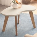 Ver imagem 2 de Mesa de Centro Mdf Tampo Curvo 91 Cm 4604 Off White Arly