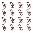 Ver imagem 2 de Kit 4 Jogos de Mesas Quadradas 70x70 em Madeira Maciça com 4 Cadeiras - Imbuia