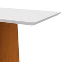 Ver imagem 2 de Mesa de Jantar Tampo com Vidro Angra 160 cm Off White Base Ypê - D’Rossi