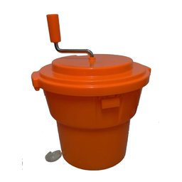 Secador de Saladas e Verduras Centrífuga Manual Profissional Grande Laranja 20 Litros - 2