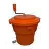Secador de Saladas e Verduras Centrífuga Manual Profissional Grande Laranja 20 Litros - 2